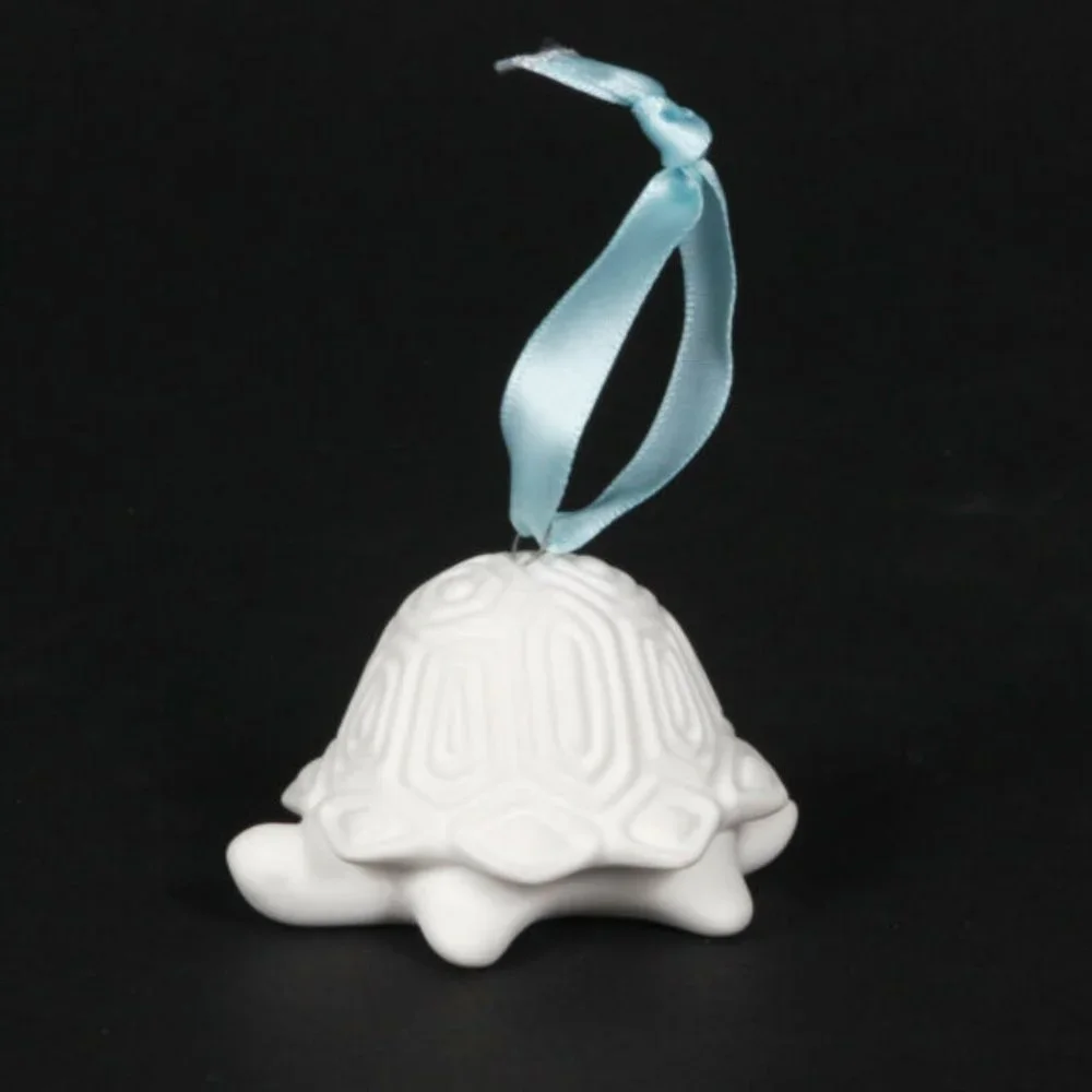 Jonathan Adler Porcelain TURTLE Ornament in beautiful green gift box NWT
